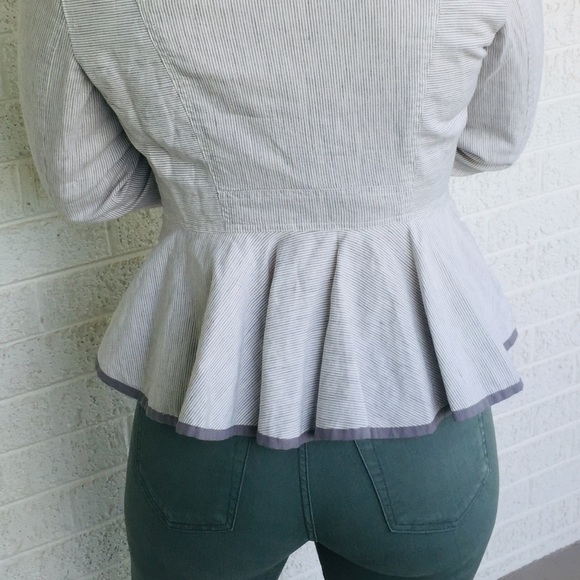 Pinstriped Blazer - Picture 1 of 4